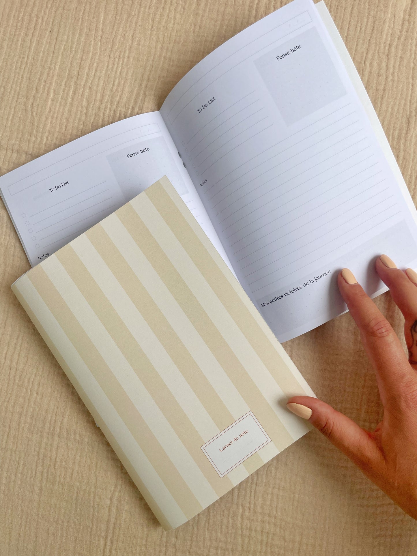 Carnet ToDoList - A5 - 60 pages - Beige