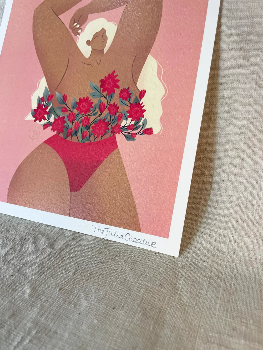 Love yourself - Illustration poster - Biarritz