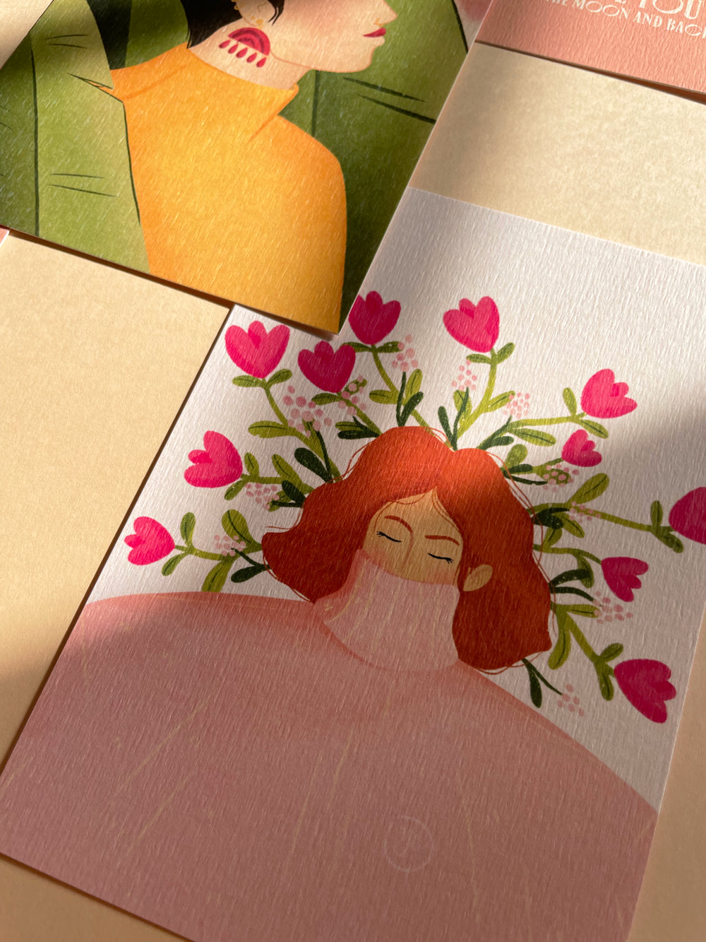 Pack LOVE - 5 cartes postales