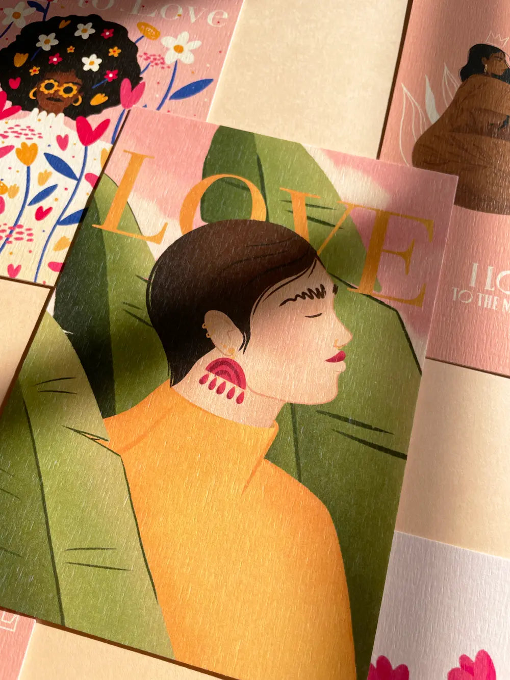 Pack LOVE - 5 cartes postales