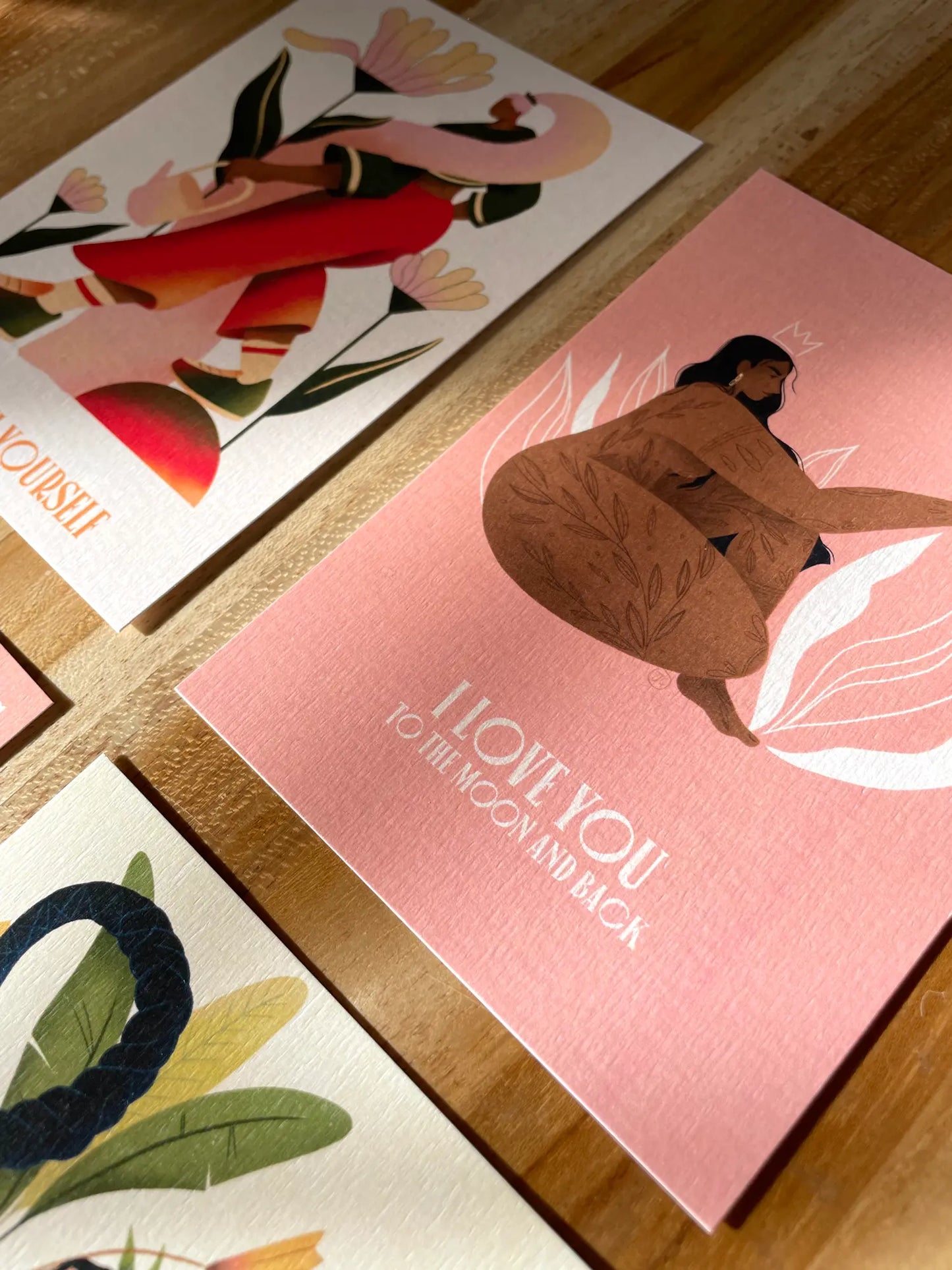 Pack de 4 cartes postales - Well being
