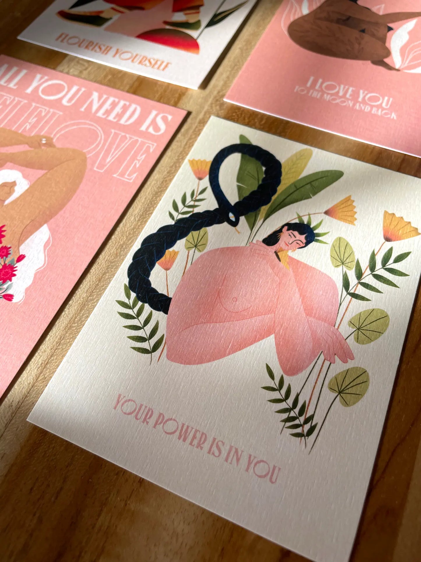 Pack de 4 cartes postales - Well being