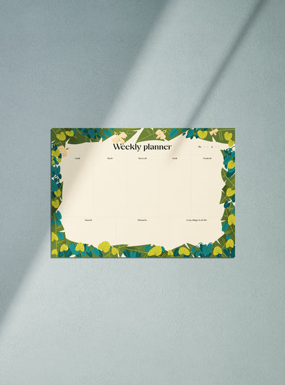 Tropical weekly planner - 50 pages détachables
