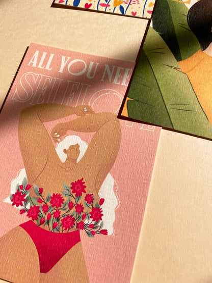 Pack LOVE - 5 cartes postales